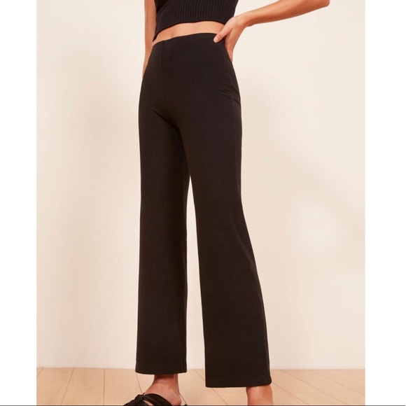 reformation black pants